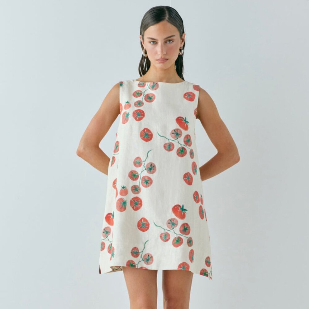 NWT VRG GRL Aftersun Linen Mini Dress Roma (XS)